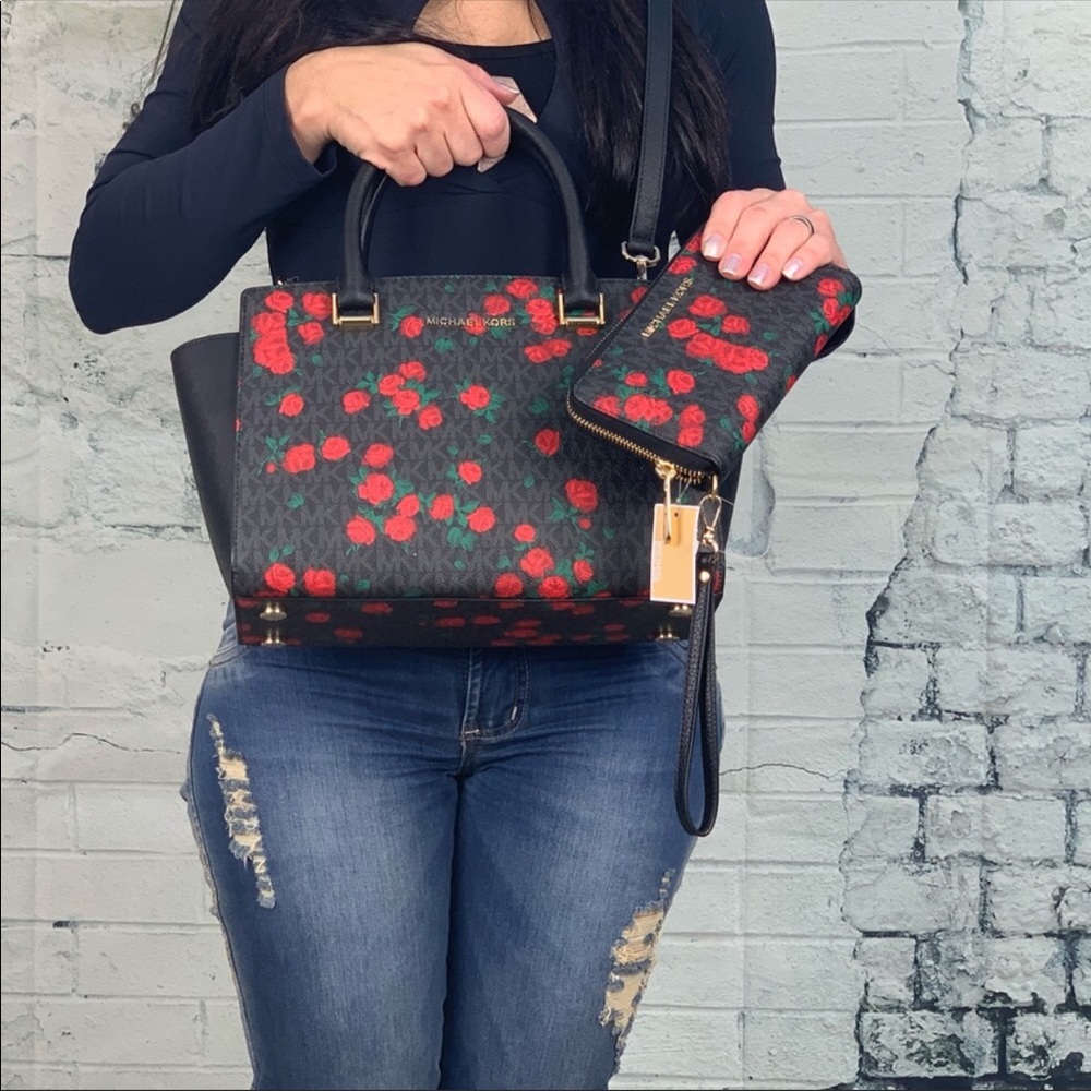 Nwt Michael Kors Bundle Selma satchel +wallet - Picture 3 of 8